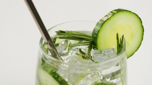 Cucumber and Rosemary Lemonade