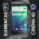 Element3D - Htc one m8 - 3DOcean Item for Sale