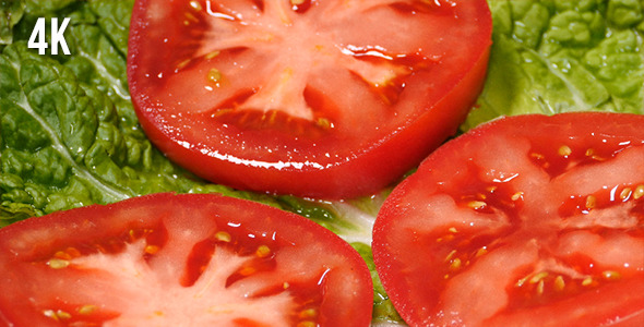 Tomatoes And Salad 4k