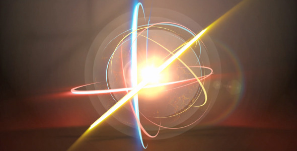 Neon Lines Colorfull Logo