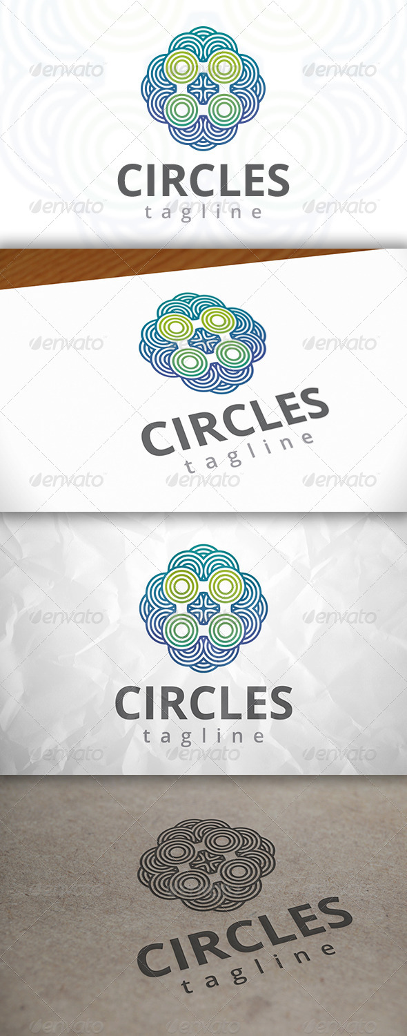 Abstract Circles Logo
