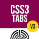 Pure CSS3 Tabs  - CodeCanyon Item for Sale