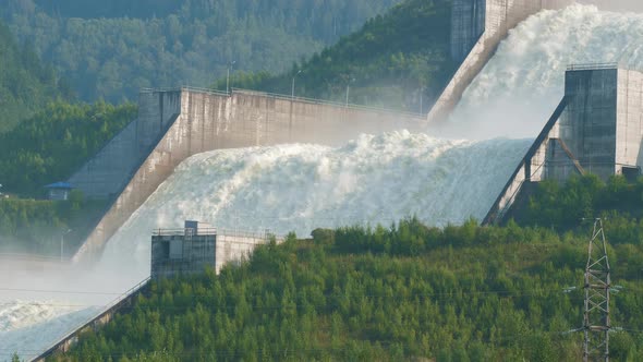 Coastal Spillway of SayanoShushenskaya Dam