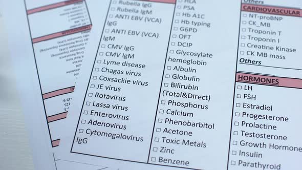 JE Virus, Doctor Checking Disease in Lab Blank, Showing Blood Sample in Tube