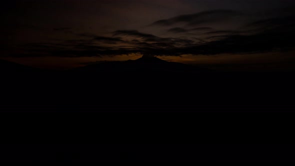 4k Time-lapse, View of Colorful dramatic sky sunset or sunrise alt