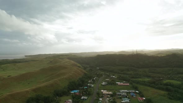 Cloudy Sky Over The Sigatoka Village Situated At The Foot Of The Sigatoka Sand Dunes National Park I