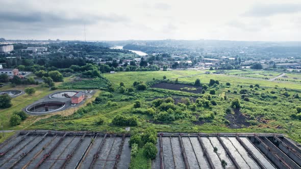 Outdoor Wastewater Cleaning Complex