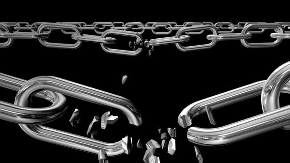 Chain Breaking 3d Animation