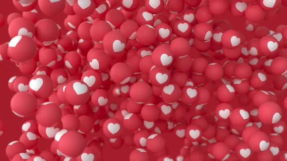 'Love' Emoji Balls - Floating #1