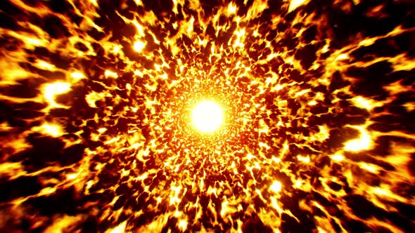 Abstract Solar Flare Burst Effect 4K 01