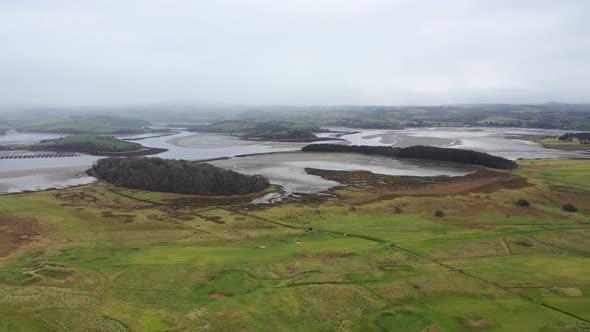 Aerial View of Murvagh in County Donegal Ireland