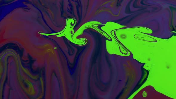 Mixing Colour Abstract Liquid Paint Swirl Background Texture