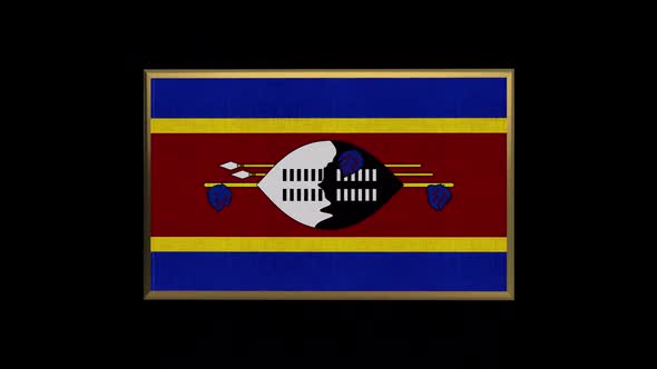 Swaziland 3D Flag