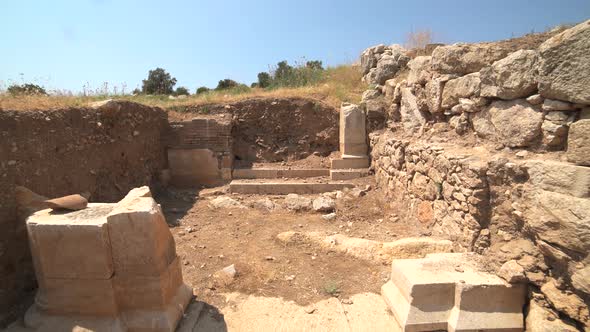 Newly Discovered and Unearthed Historical Ruins at the Archaeological Excavation Site