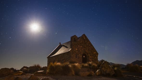 Church of the Good Shepherd at night