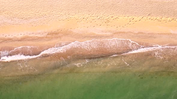 Aerial View of Sand Beach