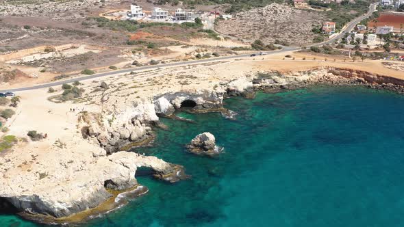 Aerial view of the bridge of lov