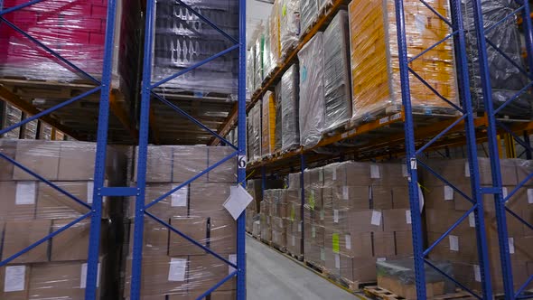 Large Warehouse of a Manufacturing Enterprise