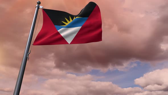Antigua And Barbuda Flag 4K