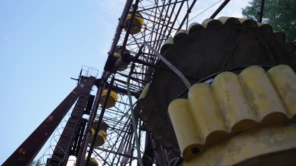 The Abandoned Ferris Wheel Cabin in Pripyat