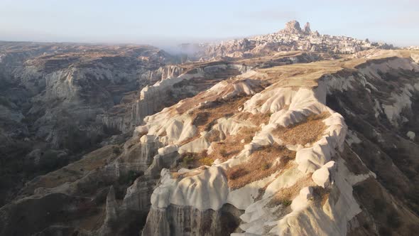 Cappadocia Landscape Aerial View. Turkey. Goreme National Park