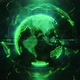 Green Hi-Tech Global Connection Particles Background loop - VideoHive Item for Sale