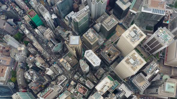 Hong Kong city from top