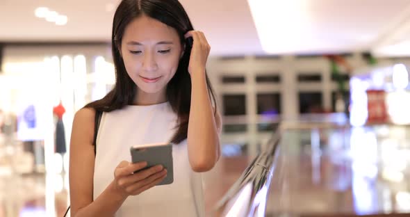 Asian Woman Using Smart Phone 