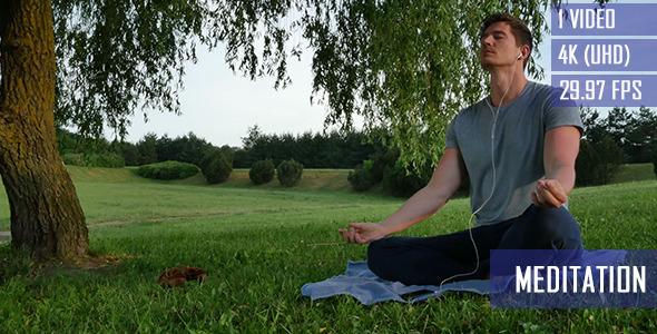 Outdoor Meditation While Listening Music