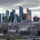 Moscow Business Center Traffic View From Borodinskiy Bridge - VideoHive Item for Sale