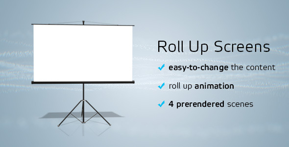 Roll Up Projection Screens