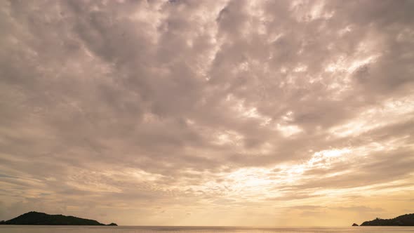 Timelapse sunset or sunrise sky