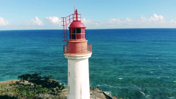 Top Part of a Beacon and the Seashore