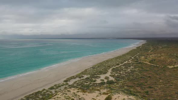 Skeleton Beach, Coral Bay, Western Australia 4K Aerial Drone