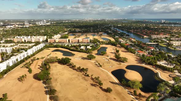 Hallandale Diplomat golf course landscape 