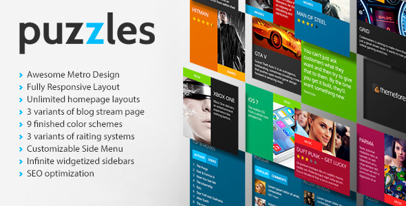 Puzzles | Magazine/Review HTML Theme