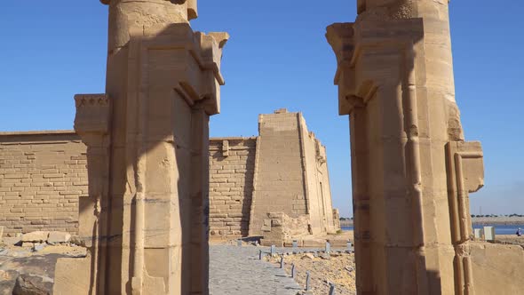 Kalabsha Temple on an island in Nubia next to Lake Nasser, Aswan, Egypt.