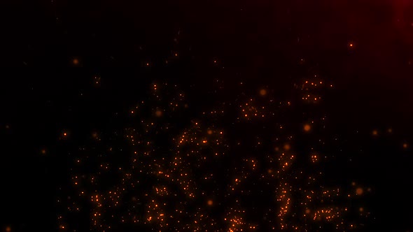 Fire Particles Background HD