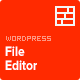 Fresh File Editor - WordPress Plugin - CodeCanyon Item for Sale
