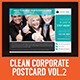 Multipurpose Clean Corporate Postcard Vol.2 - GraphicRiver Item for Sale