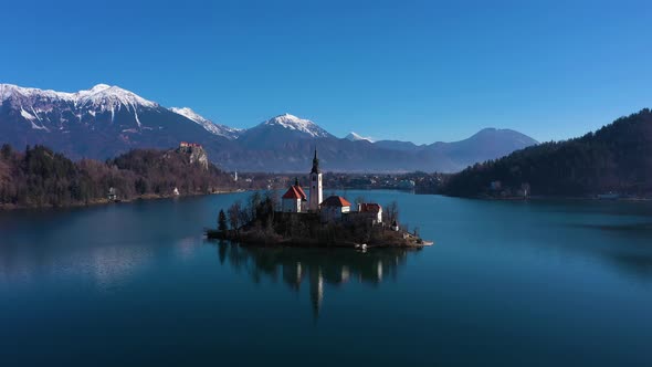 Bled Lake and Marijinega Vnebovzetja Church