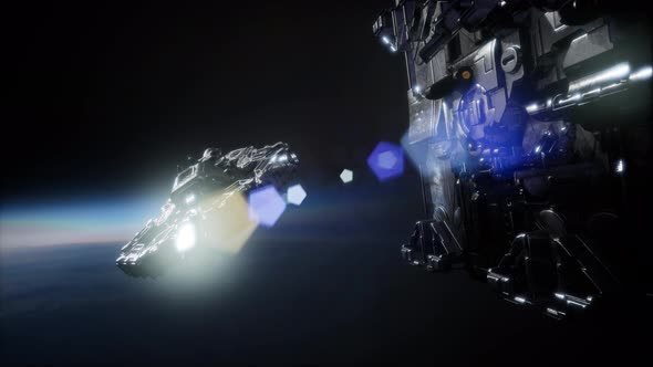 Alien UFO Near Earth alt