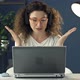 Portrait of a Beautiful Middleaged Woman Working at the Laptop - VideoHive Item for Sale