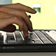 Work at Desk / Typing  with Computer Keyboard - VideoHive Item for Sale