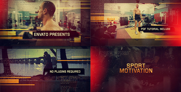 Grunge Sport Motivation Promo