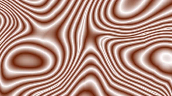 Brown White Color Smooth Wave Motion Liquid Background Animation