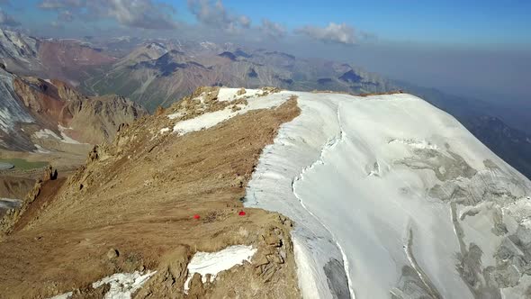 Huge Snow Mountains