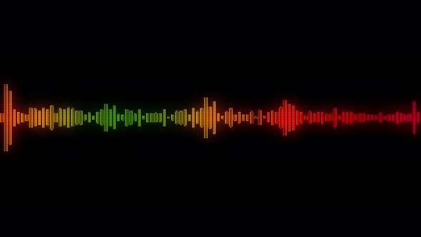 Audio Wave Dots Spectrum