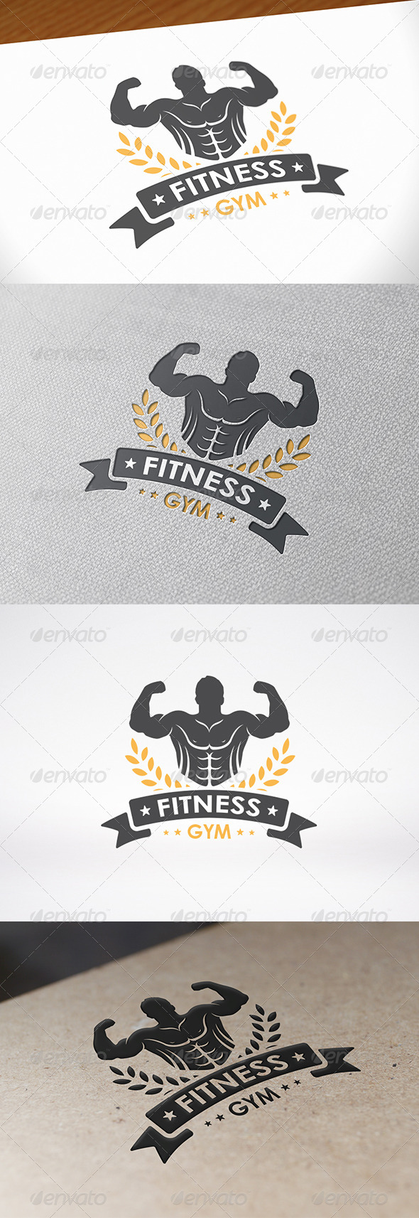 Power Gym Logo Template