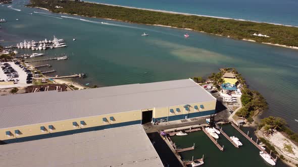 Aerial Footage Jupiter Pointe Club And Marina 4k